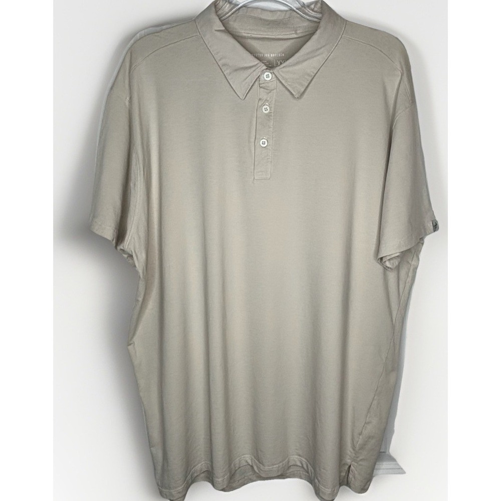 Weston Jon Boucher Slim Fit Polo Shirt‎ Crème Mens XXL
